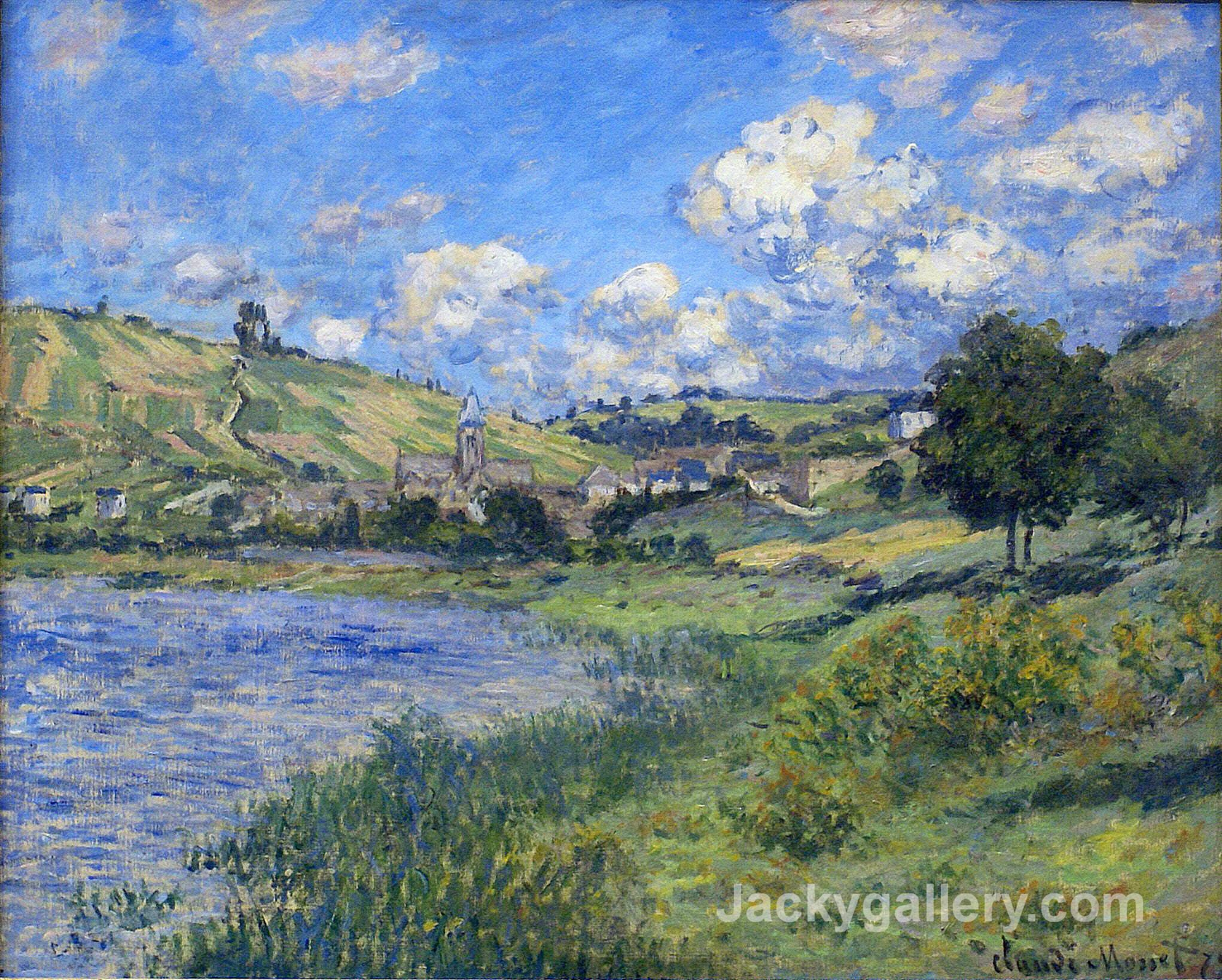 Vetheuil, Paysage by Claude Monet paintings reproduction